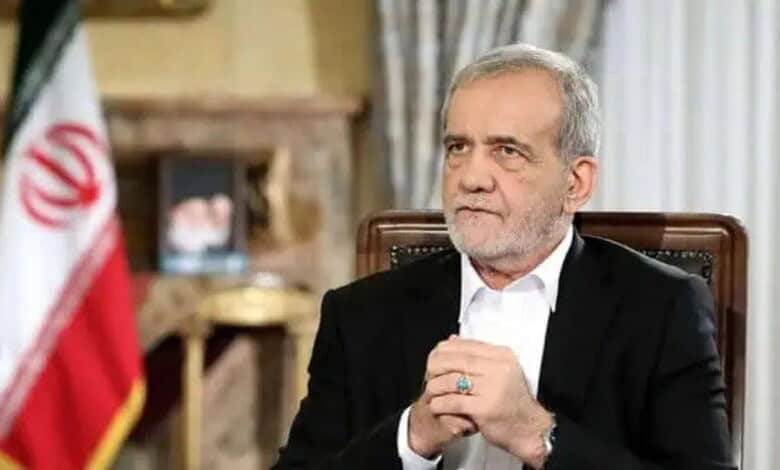 Iran's President Masoud Pezeshkian