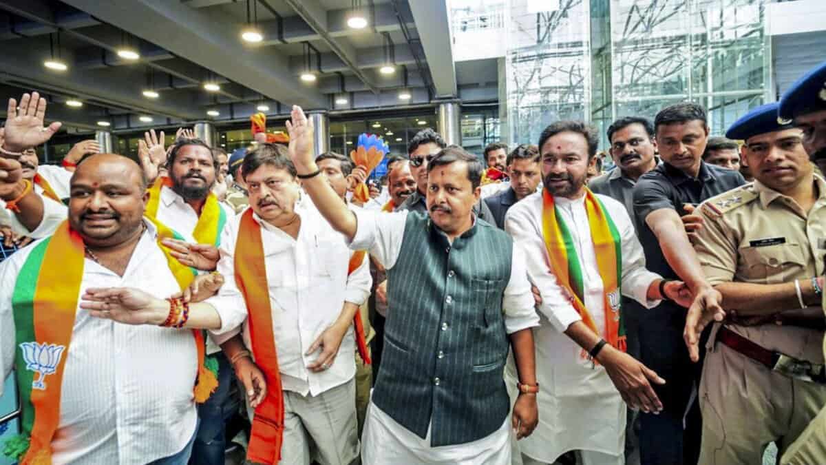 Nitin Nabin in Telangana