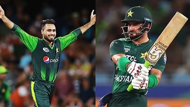 Faheem Ashraf (left) Sahibzada Farhan (right)