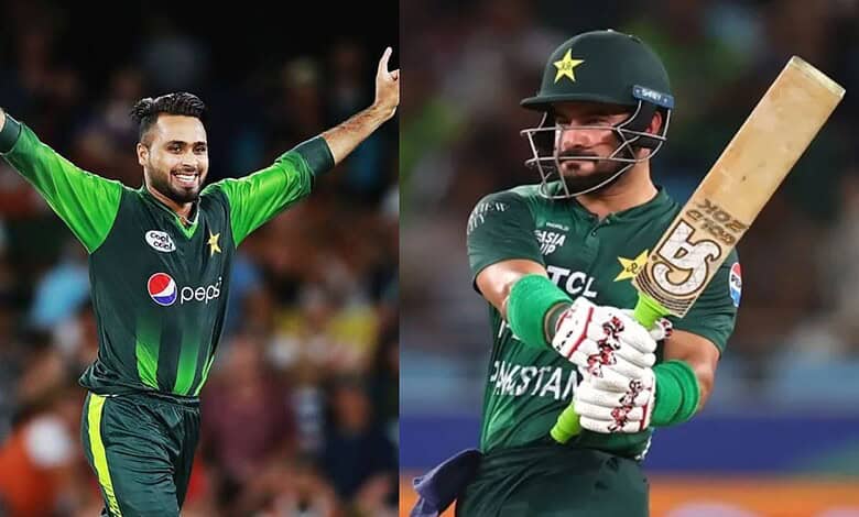 Faheem Ashraf (left) Sahibzada Farhan (right)