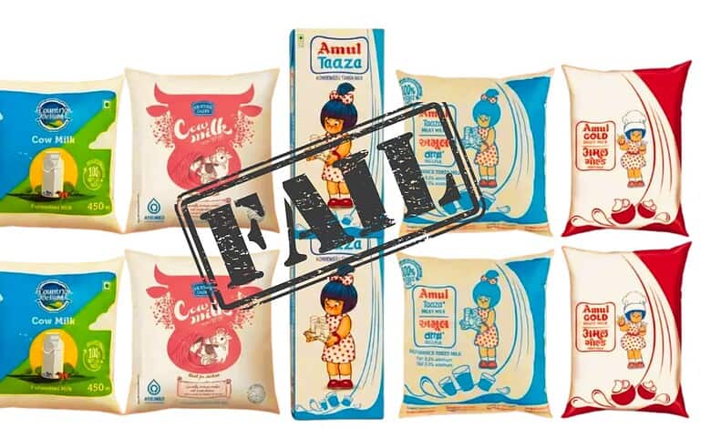 Amul, Country Delight, Mother Dairy milk products under scrutiny for safety and quality checks.