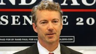 US Senator Rand Paul at a meeting