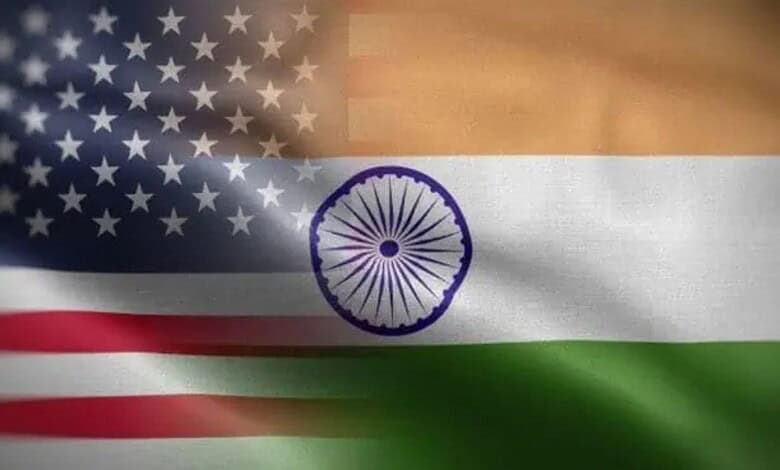 India -US flags