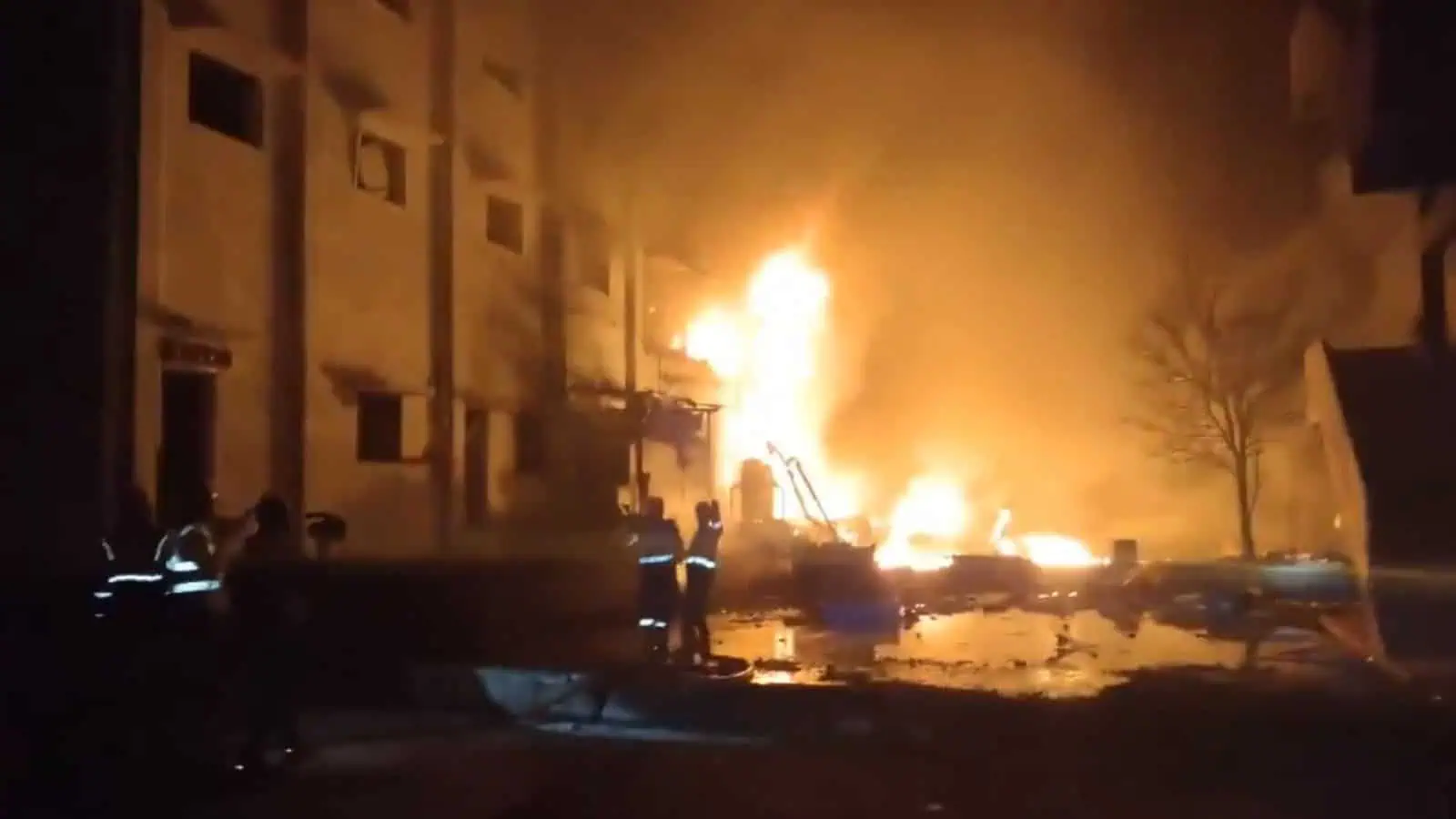 Laboratory fire in Yadadri following reactor explosion, no casualties reported.