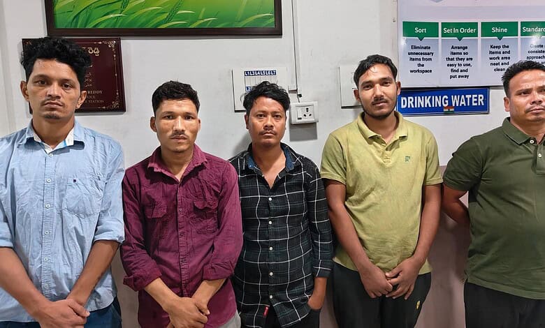 Five Nepalese men arrested for robbery in Hyderabad