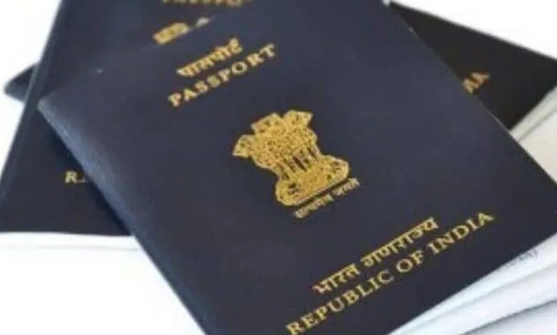 An image of Indian Passports used for representational purposes