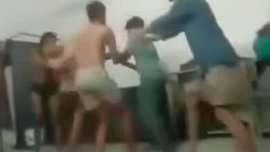Student fight in Khammam escalates, injuries reported amid argument.