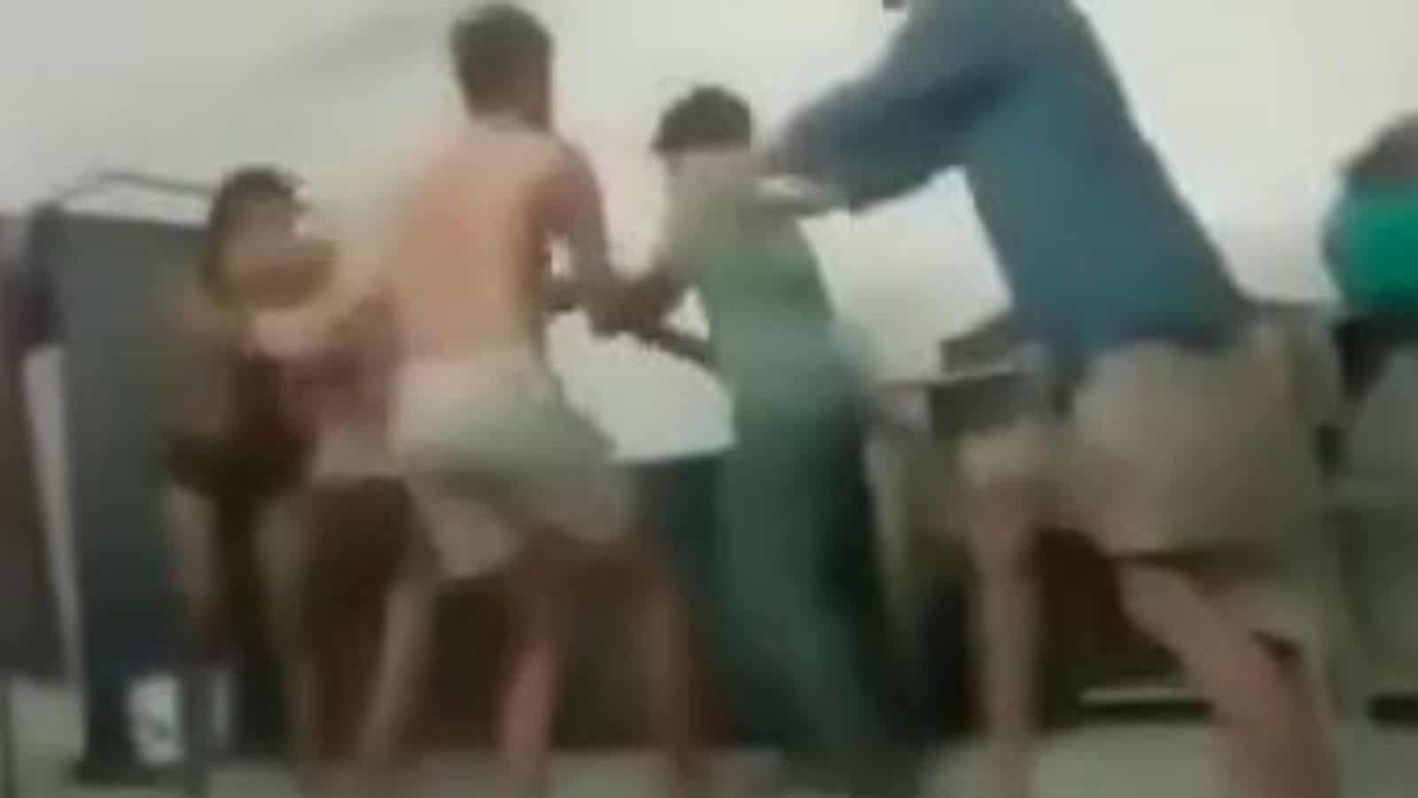 Student fight in Khammam escalates, injuries reported amid argument.