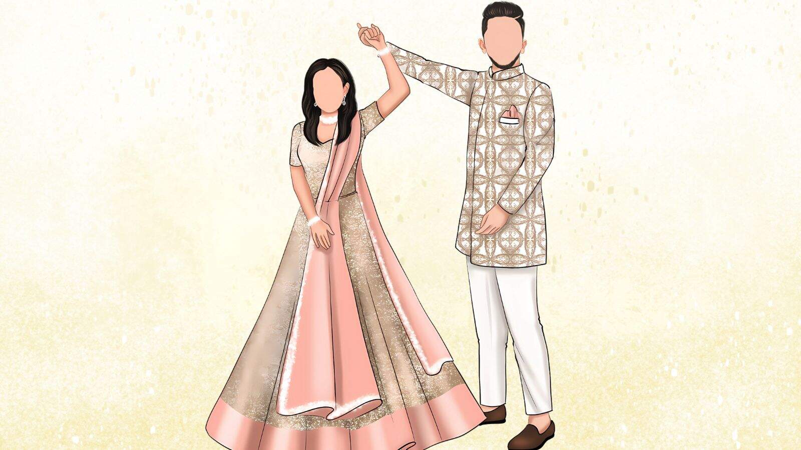Indian couple in traditional attire, symbolizing marriage registration and parental consent.