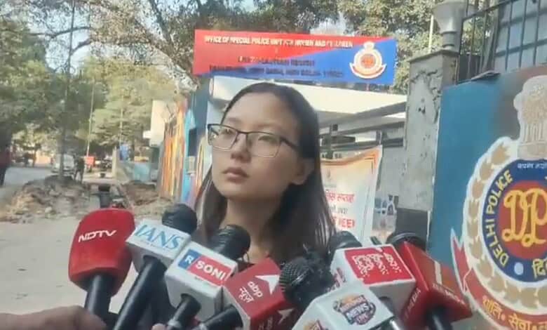 Women called 'dhandhewali' speaking to media outside police station in Delhi, FIR filed over recent incid.