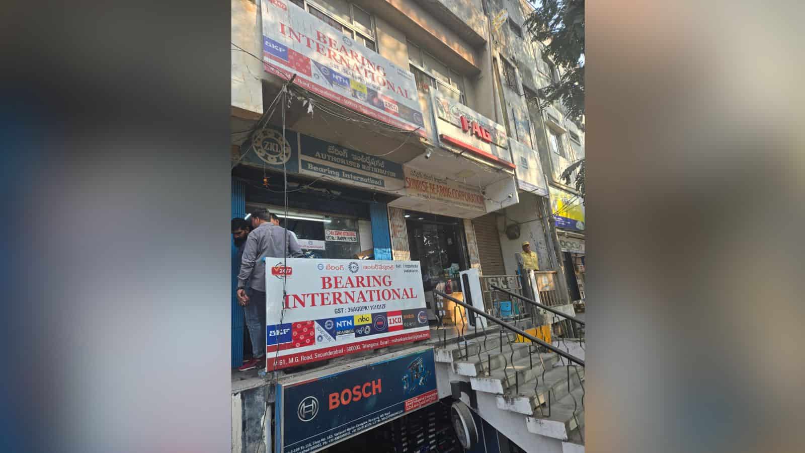 Police raid Hyderabad shops seizing 2,000 fake bearings.