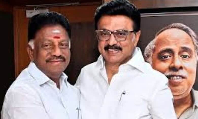 Panneerselvam joins DMK in the presence of CM Stalin, marking a political shift amid party developments.