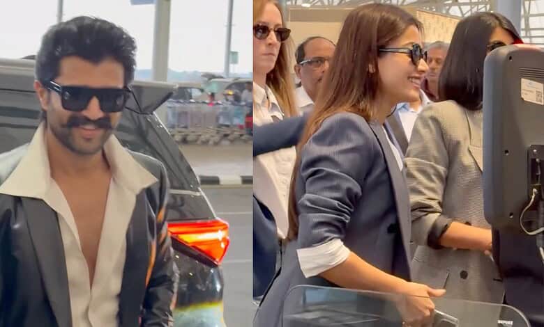 Viral video: Rashmika and Vijay Deverakonda off to Udaipur for wedding