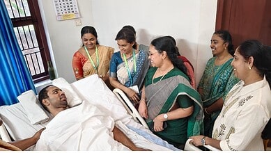 Kerala minister visits nurse who survived Nipah infection twice