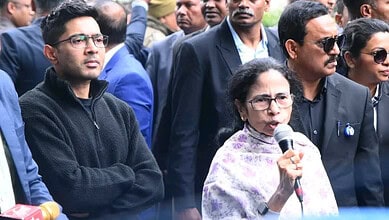 _West Bengal CM Mamata Banerjee heads to Banga Bhawan in Delhi to meet people whose names have been 'removed' from voter list or 'declared dead' during SIR