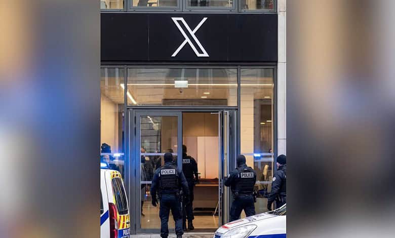 X office in Paris raided