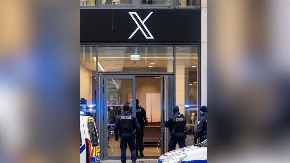 X office in Paris raided