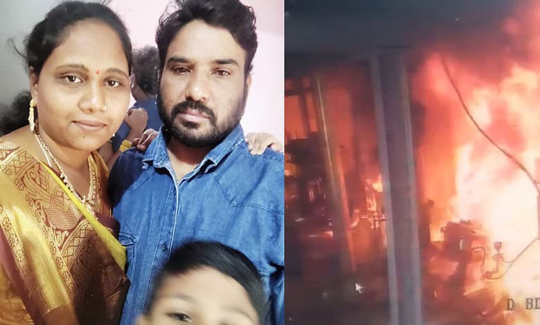 Dhara Pawan, a chemist working in VJ Sai Chemical Labs charred to death while at work in the company laboratory in Bhudan Pochampally of Yadadri Bhuvanagiri district on Friday, February 20, 2026.