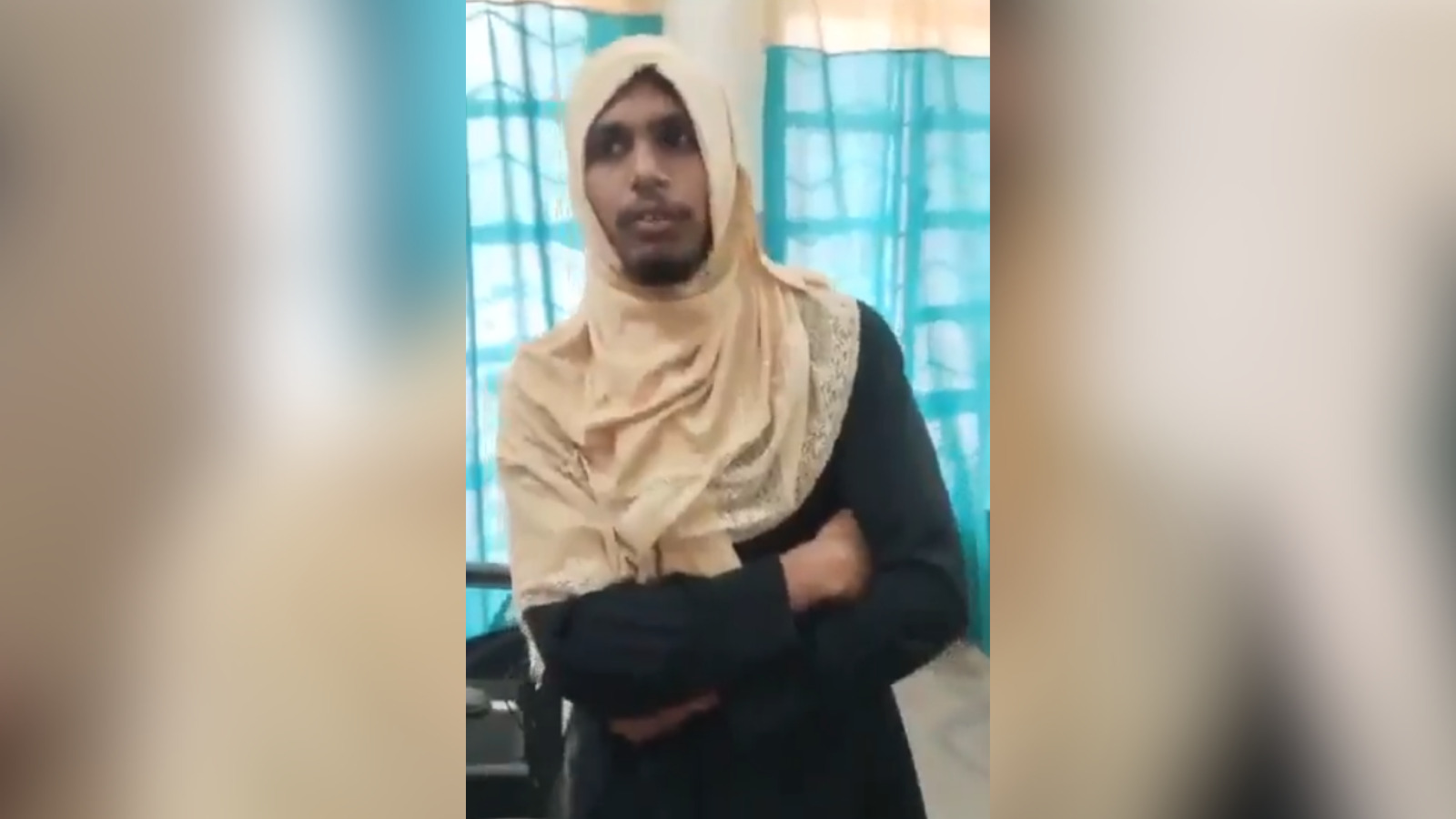 Youth booked for wearing burqa, sitting with women at bus station in Jagtial