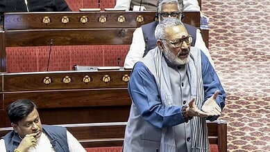Giriraj Singh criticises Rahul Gandhi amid political debate in Parliament.