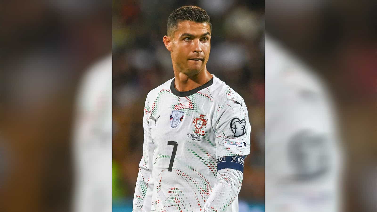 Cristiano Ronaldo during a Portugal match.