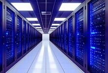 Image shows a data center