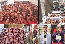 Hyderabad markets flooded with dates.