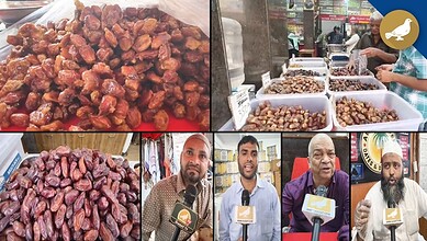 Hyderabad markets flooded with dates.