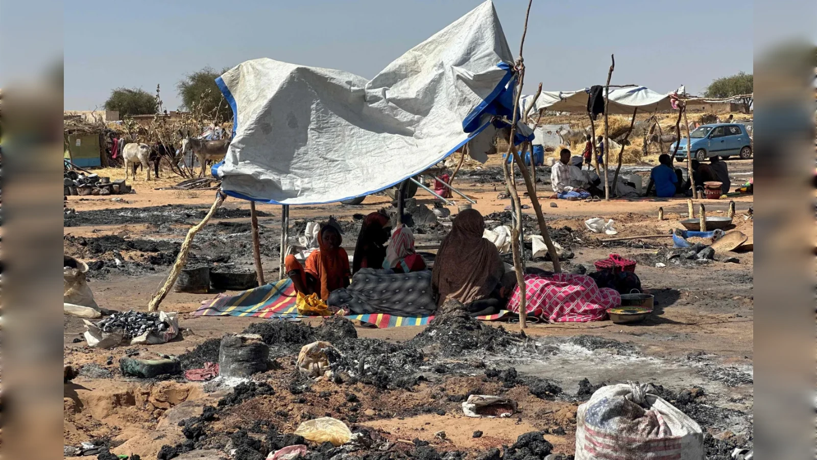 People seek refuge after deadly conflict.