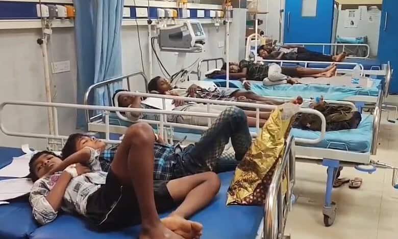 74 students of Devarapalli Government Tribal Welfare School in Andhra's Polavaram district fall ill after consuming breakfast