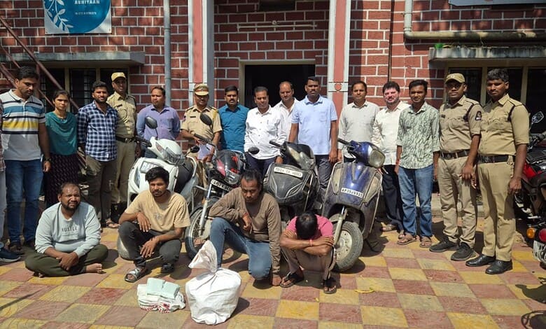 Excise department arrests four for drug peddling in Hyderabad's Jummerat Bazaar