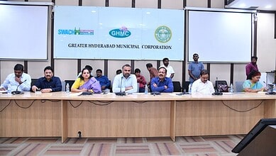 Hyderabad officials launch daily garbage collection drive for cleaner city.