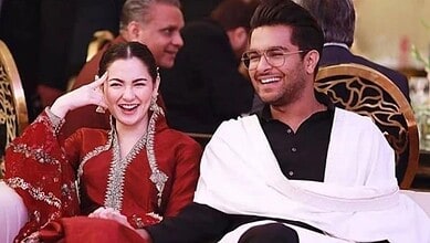 Hania Aamir and Asim Azhar