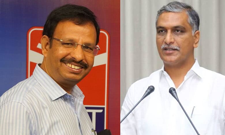 VC Sajjanar and Harish Rao