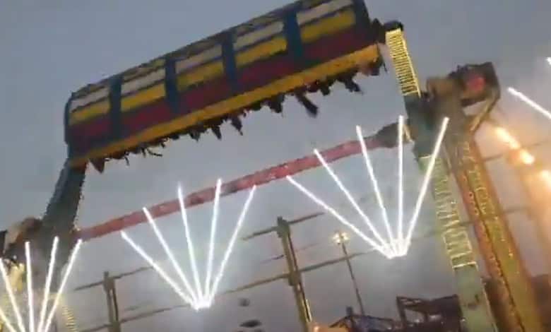 Ride collapses at Surajkund International Crafts Mela in Haryana's Faridabad
