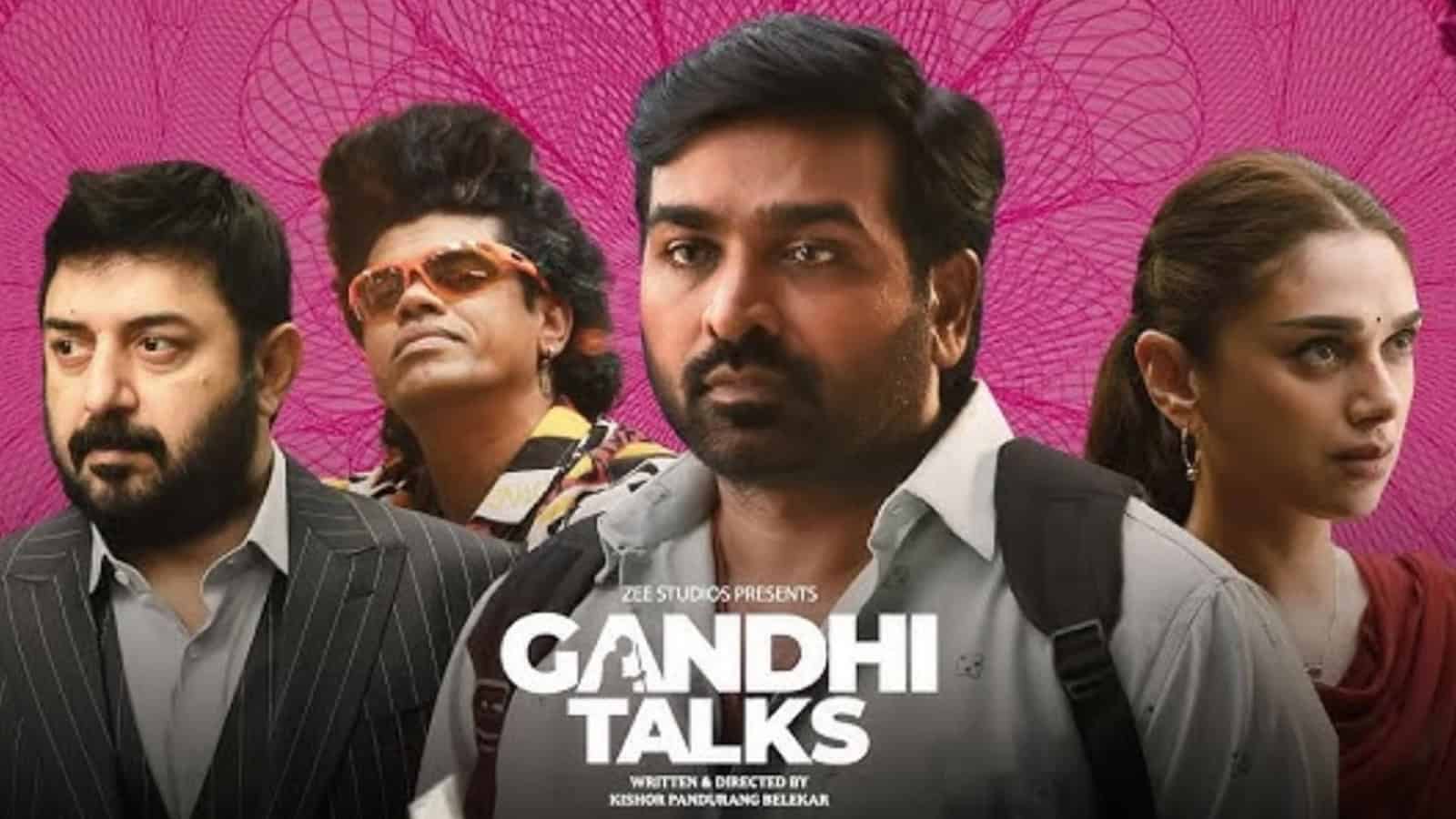 Vijay Sethupathi stars in Gandhi Talks, releasing on ZEE5 on March 6.