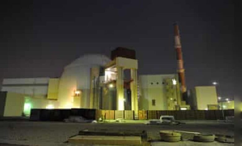 Bushehr nuclear power plant reactor building in southern Iran.