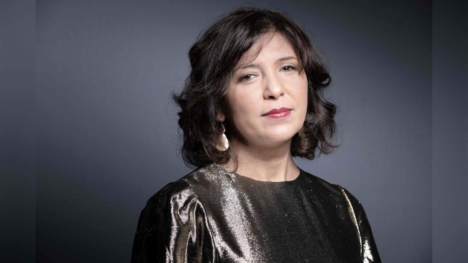 Tunisian filmmaker Kaouther Ben Hania poses for a portrait.