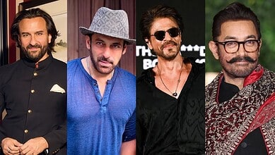 Saif Ali Khan, Salman Khan, Shah Rukh Khan and Aamir Khan