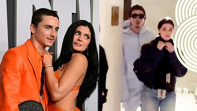 Timothee Chalamet, Kylie Jenner and Ana Maria Bartholomew