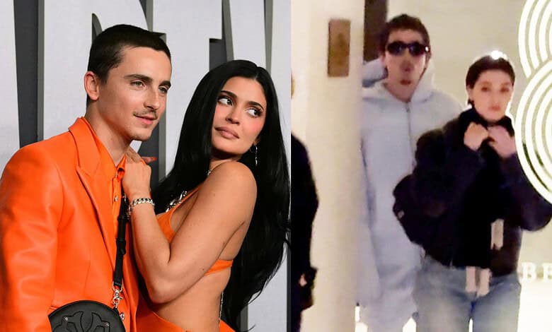 Timothee Chalamet, Kylie Jenner and Ana Maria Bartholomew