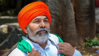 Bharatiya Kisan Union leader Rakesh Tikait