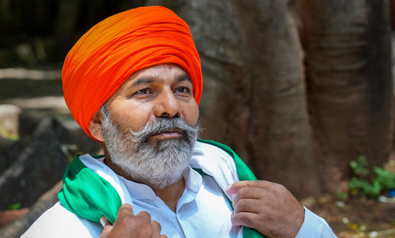 Bharatiya Kisan Union leader Rakesh Tikait
