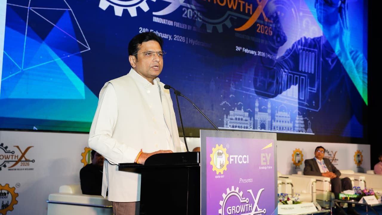 Image of Telangana IT and Industries minister Sridhar Babu.