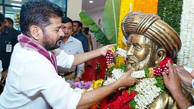 Telangana Chief Minister Revanth Reddy participates in Sant Sevalal Maharaj birth anniversary celebrations in Hyderabad