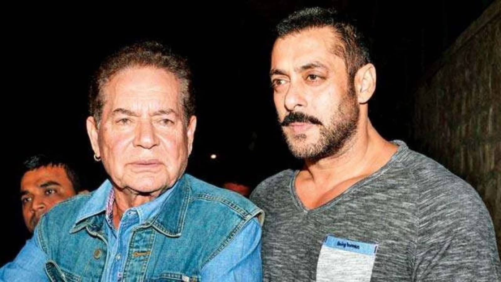 Salim Khan with a serious expression, recent health update.