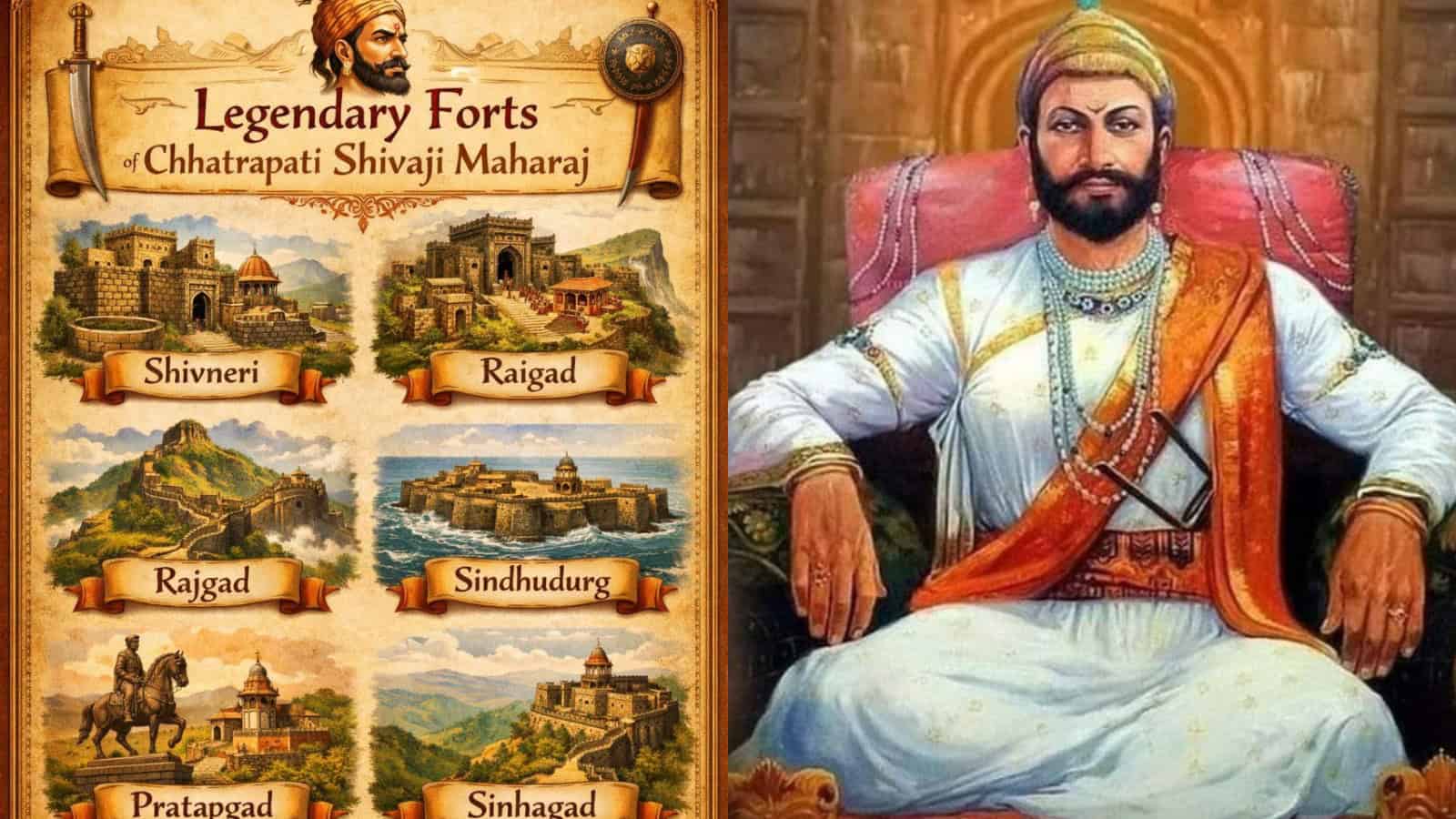 AI generated image for Shivaji's forts