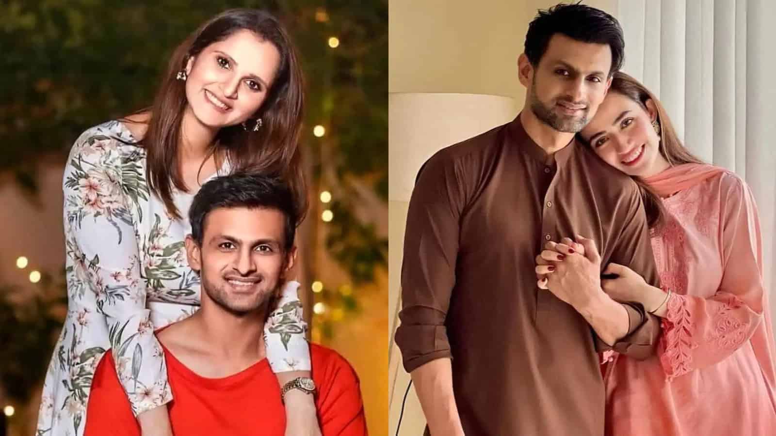 Sania Mirza, Shoaib Malik and Sana Javed