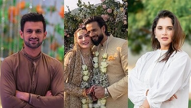 Shoaib Malik, Nyla Raja, Imad Wasim and Sania Mirza