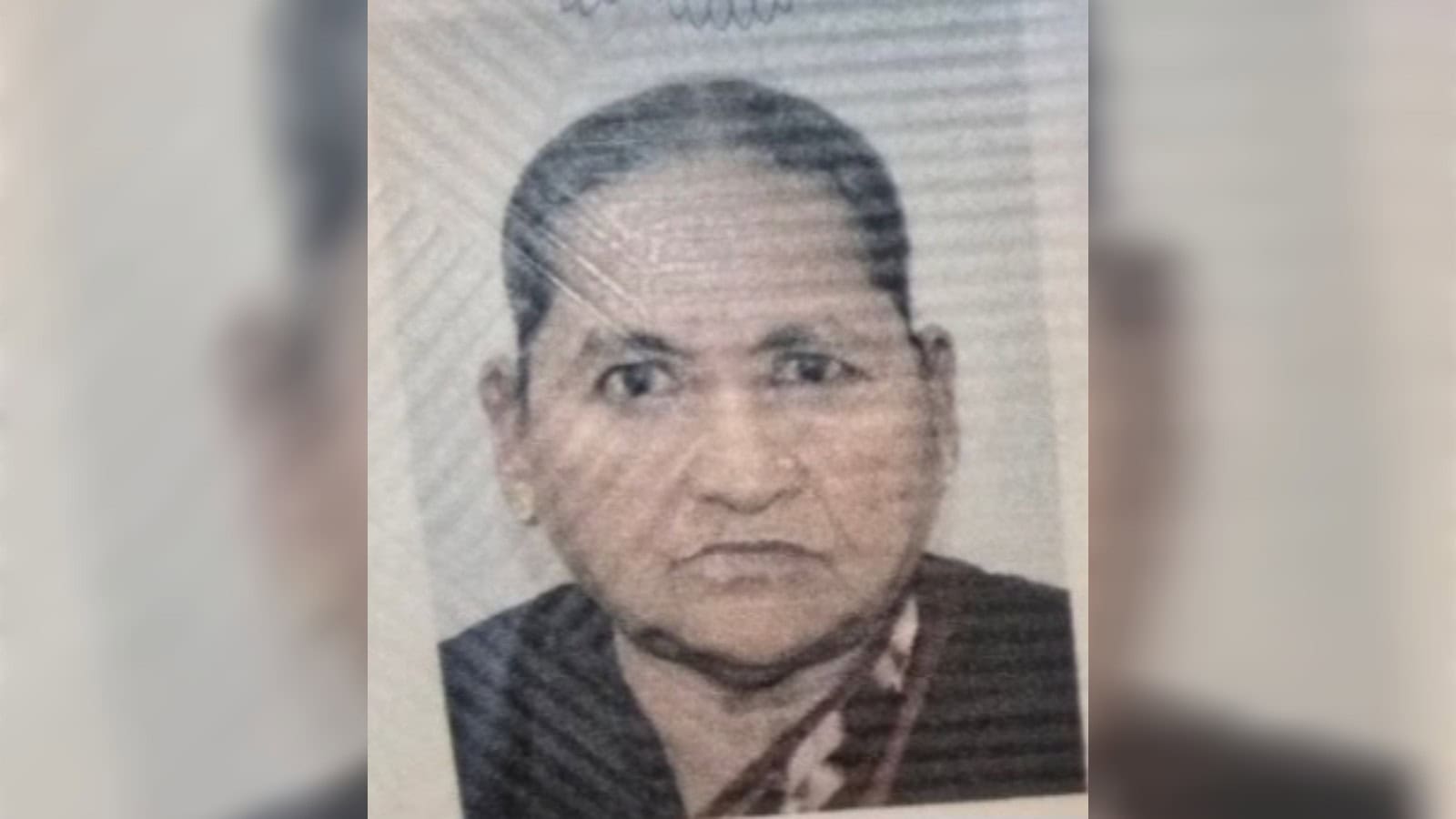 The image of Telangana Umrah pilgrim Gousia Begum who died at Jeddah airport while returning to India.